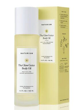 Naturium The Glow Getter Body Oil, Botanical Blend with Squalane